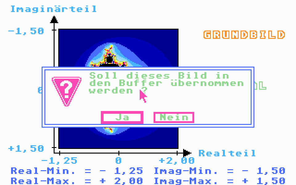 Fraktal atari screenshot